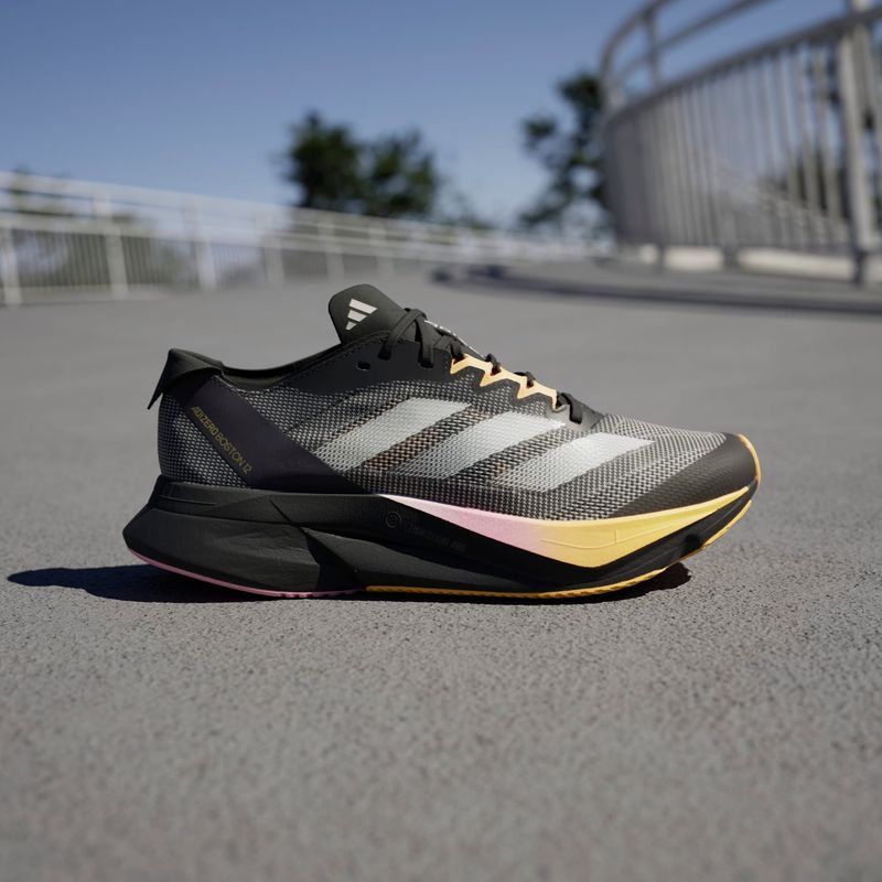 Adidas Adizero Boston 12 W Tenis negro de mujer para correr Referencia IF9221 prochampions