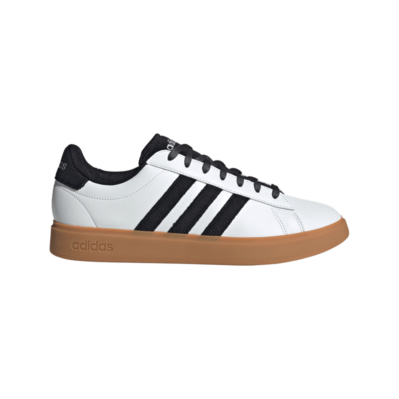 Tenis-adidas-para-hombre-Grand-Court-2.0-para-moda-color-blanco.-Lateral-Externa-Derecha