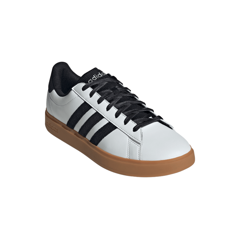 Tenis-adidas-para-hombre-Grand-Court-2.0-para-moda-color-blanco.-Par-Alineados