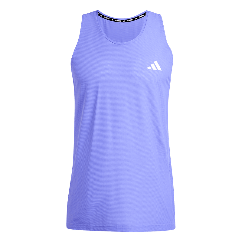 Camiseta-Manga-Sisa-adidas-para-hombre-Otr-B-Tank-para-correr-color-azul.-Frente-Sin-Modelo