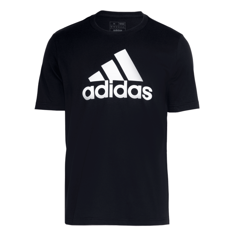 Camiseta-Manga-Corta-adidas-para-hombre-Basic-Bos-Tee-para-moda-color-negro.-Frente-Sin-Modelo