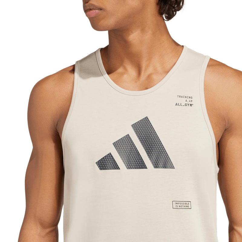 Camiseta-Manga-Sisa-adidas-para-hombre-M-Tr-Cat-G-Tk-para-entrenamiento-color-beige.-Detalle-3
