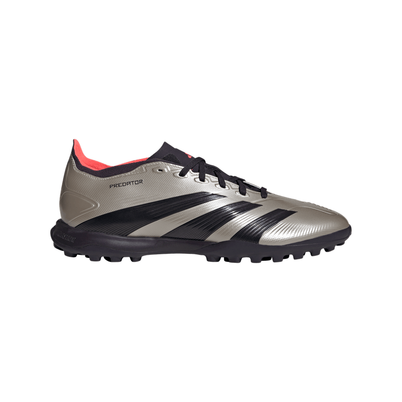 Guayos-adidas-para-hombre-Predator-League-Tf-para-futbol-color-gris.-Lateral-Externa-Derecha