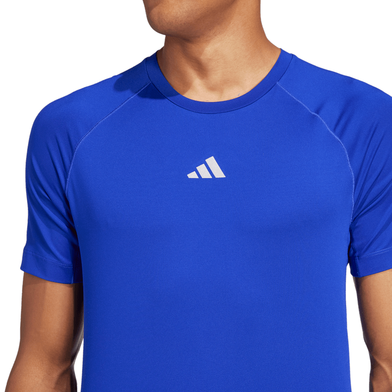 Camiseta-Manga-Corta-adidas-para-hombre-Gym--Tee-para-entrenamiento-color-azul.-Detalle-3
