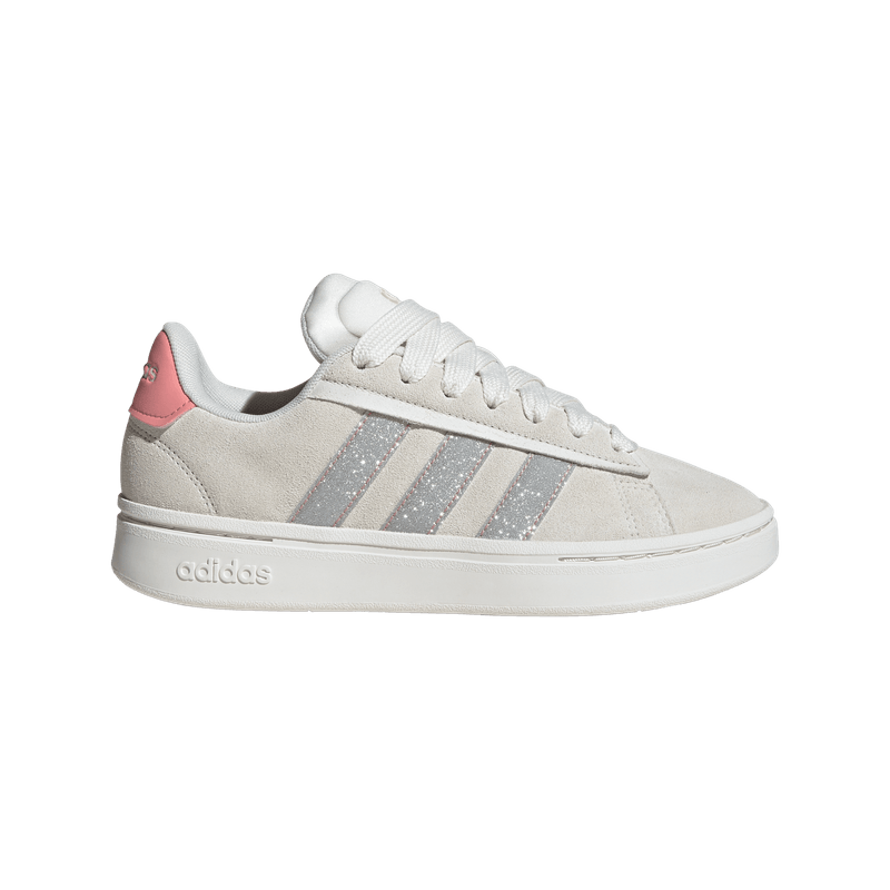 Tenis-adidas-para-mujer-Grand-Court-Alpha-0-para-moda-color-blanco.-Lateral-Externa-Derecha