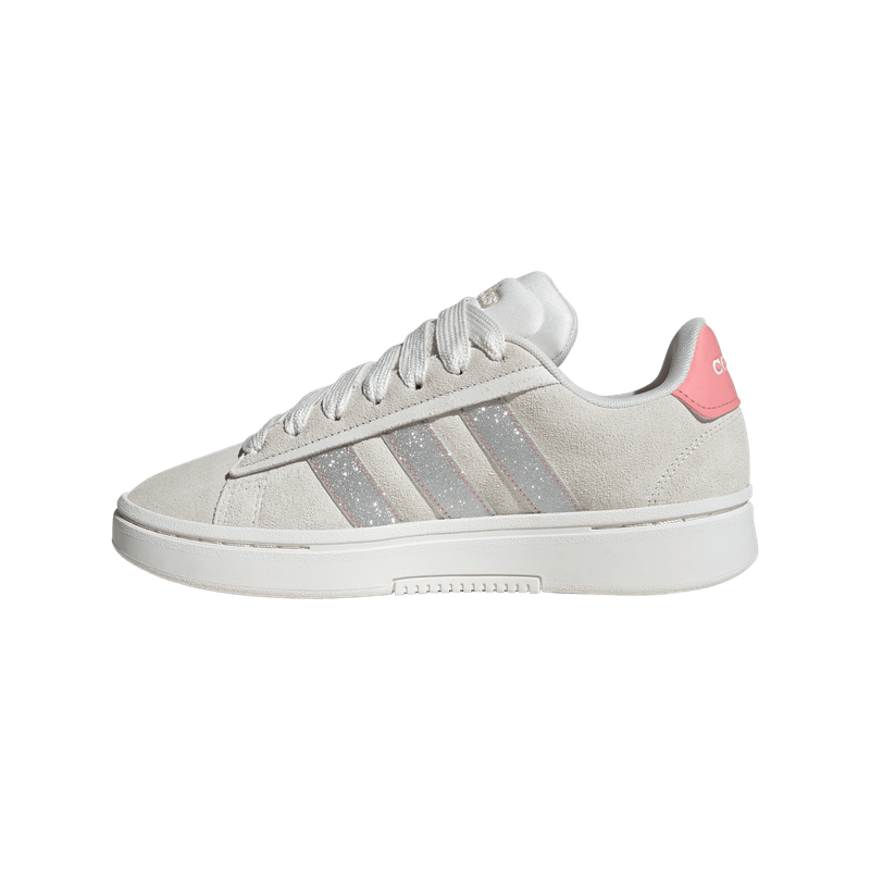 Tenis-adidas-para-mujer-Grand-Court-Alpha-0-para-moda-color-blanco.-Lateral-Interna-Izquierda