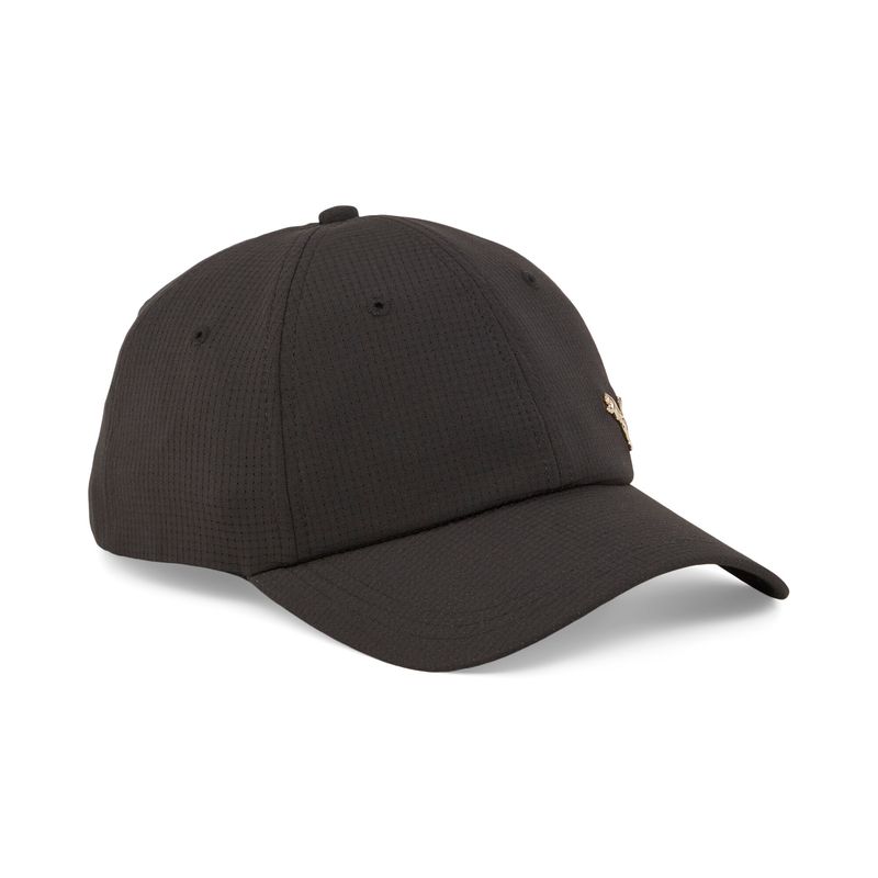 Gorra-puma-para-hombre-Soft-Gold-Metal-Cat-Cap-para-moda-color-negro.-Frente-Sin-Modelo