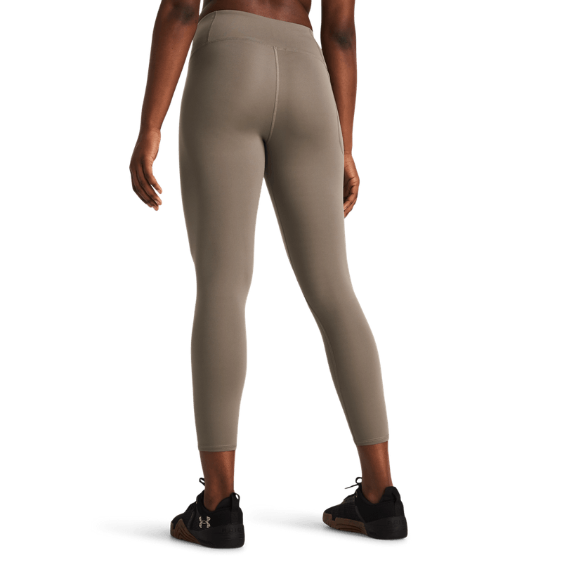 Licra-under-armour-para-mujer-Motion-Ankle-Leg-para-entrenamiento-color-cafe.-Reverso-Sin-Modelo