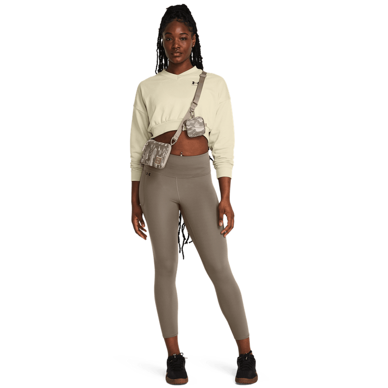Licra-under-armour-para-mujer-Motion-Ankle-Leg-para-entrenamiento-color-cafe.-Outfit-Completo