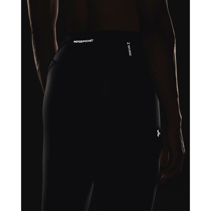 Licra-under-armour-para-mujer-Flyfast-Elite-Isochi-para-correr-color-negro.-Reflectores