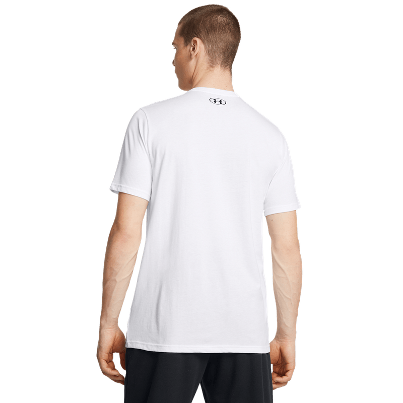 Camiseta-Manga-Corta-under-armour-para-hombre-Ua-Pjt-Rck-Payoff-Graphc-Ss-para-entrenamiento-color-blanco.-Reverso-Sin-Modelo