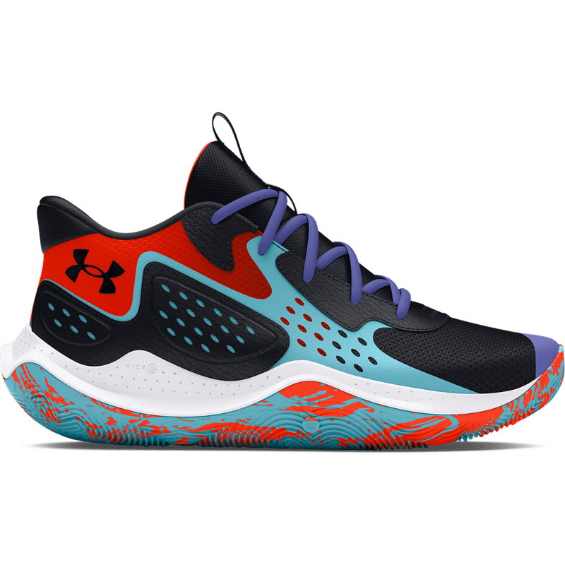 Tenis-under-armour-para-hombre-Ua-Jet-23-para-baloncesto-color-negro.-Lateral-Externa-Derecha