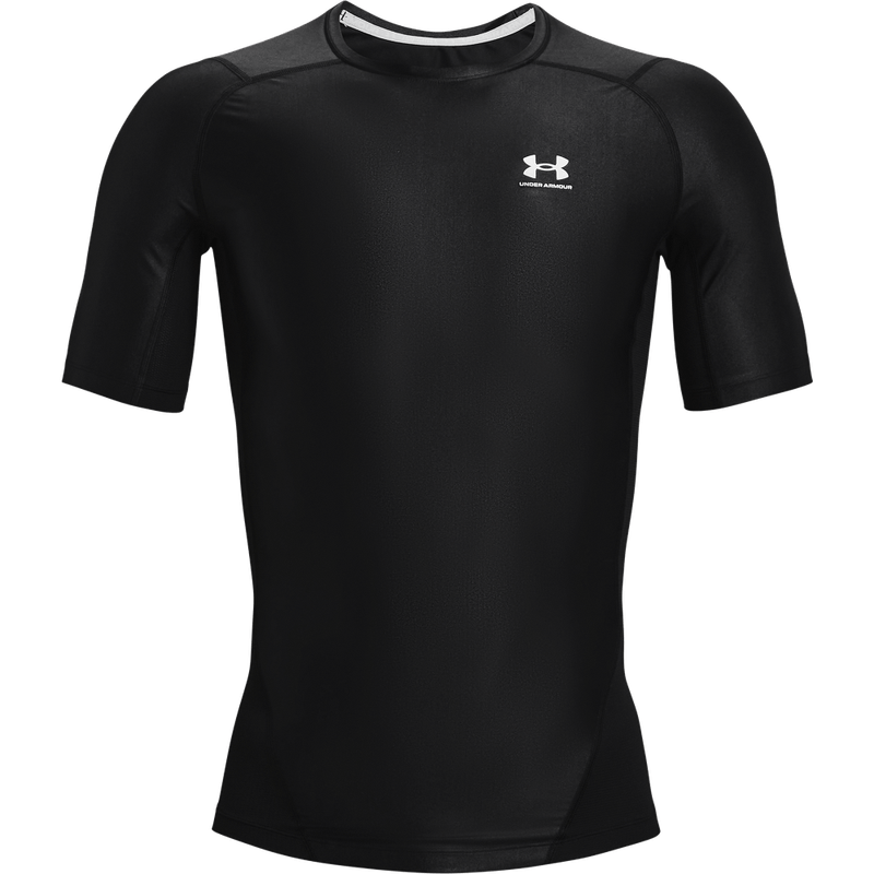 Camiseta-Manga-Corta-under-armour-para-hombre-Ua-Hg-Isochill-Comp-Ss-para-entrenamiento-color-negro.-Frente-Sin-Modelo
