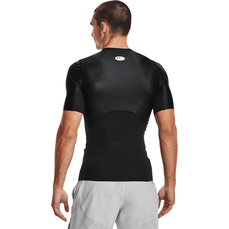 Camiseta-Manga-Corta-under-armour-para-hombre-Ua-Hg-Isochill-Comp-Ss-para-entrenamiento-color-negro.-Reverso-Sin-Modelo