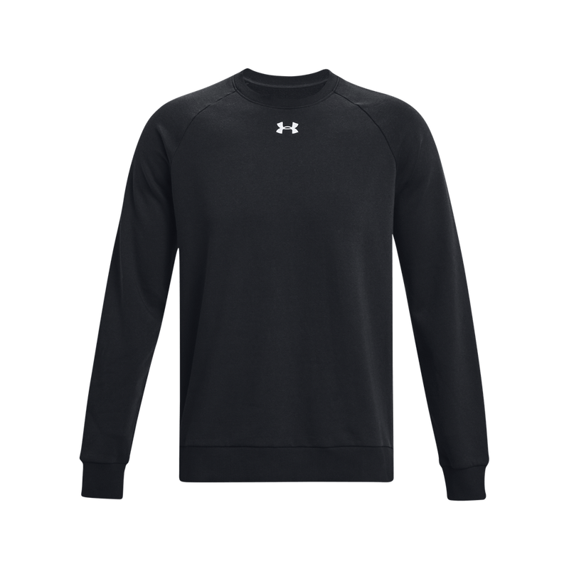 Hoodie-under-armour-para-hombre-Ua-Rival-Fleece-Crew-para-entrenamiento-color-negro.-Frente-Sin-Modelo