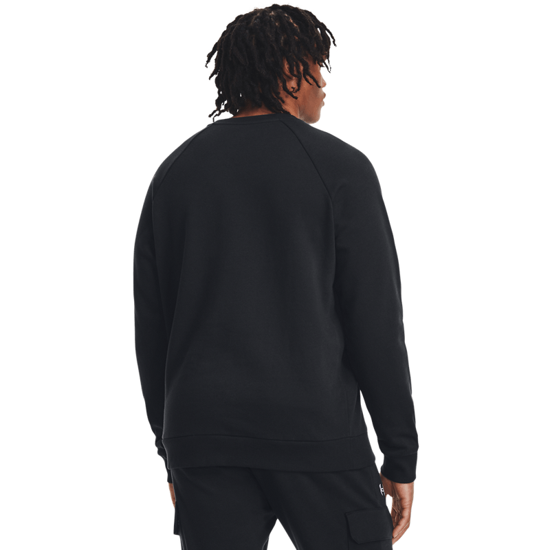 Hoodie-under-armour-para-hombre-Ua-Rival-Fleece-Crew-para-entrenamiento-color-negro.-Reverso-Sin-Modelo