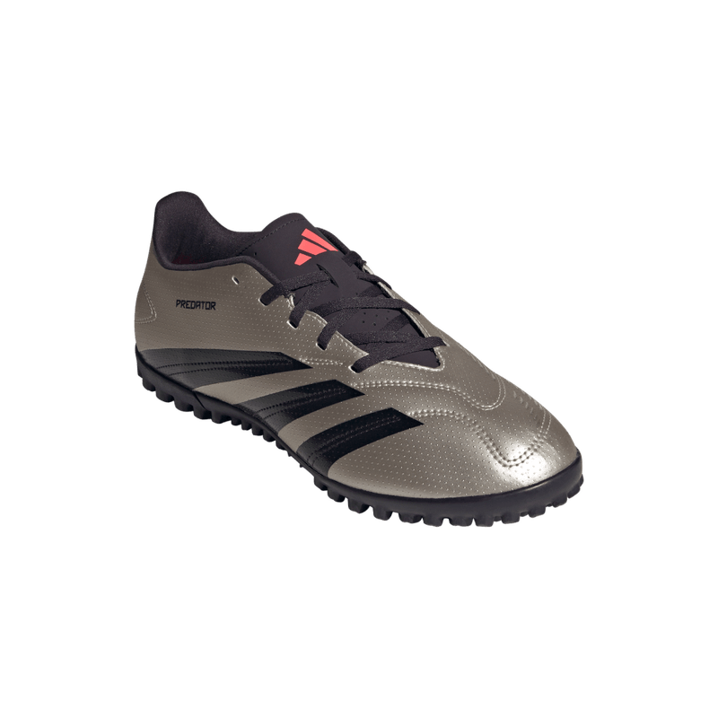 Guayos-adidas-para-hombre-Predator-Club-Tf-para-futbol-color-gris.-Par-Alineados
