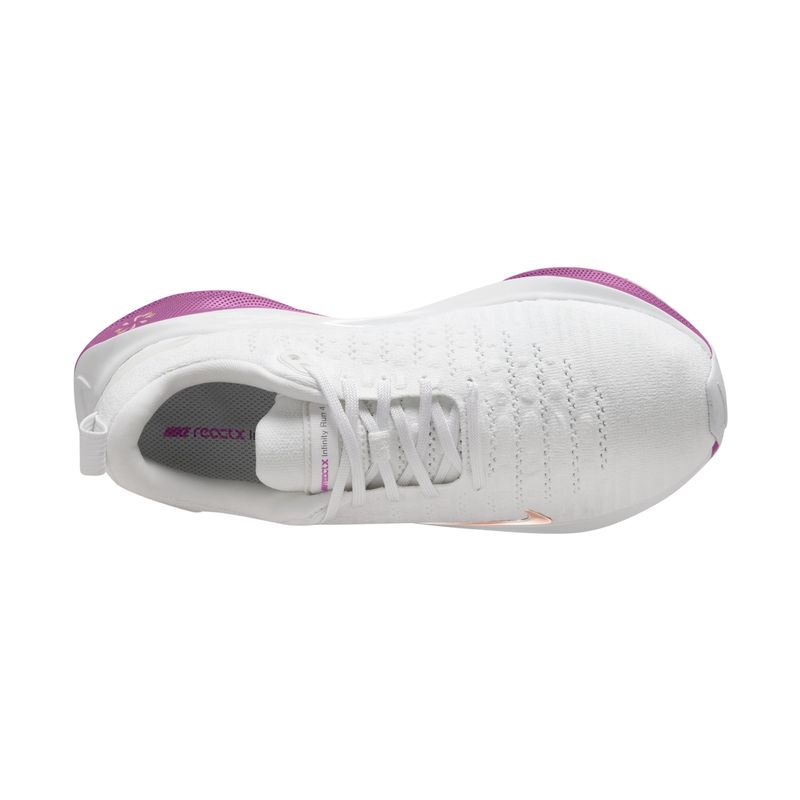 Tenis-nike-para-mujer-W-Nike-Reactx-Infinity-Run-4-para-correr-color-blanco.-Vista-Capelladas