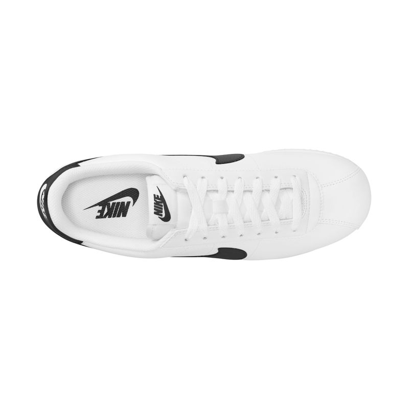 Tenis-nike-para-hombre-Nike-Cortez-Ltr-para-moda-color-blanco.-Vista-Capelladas