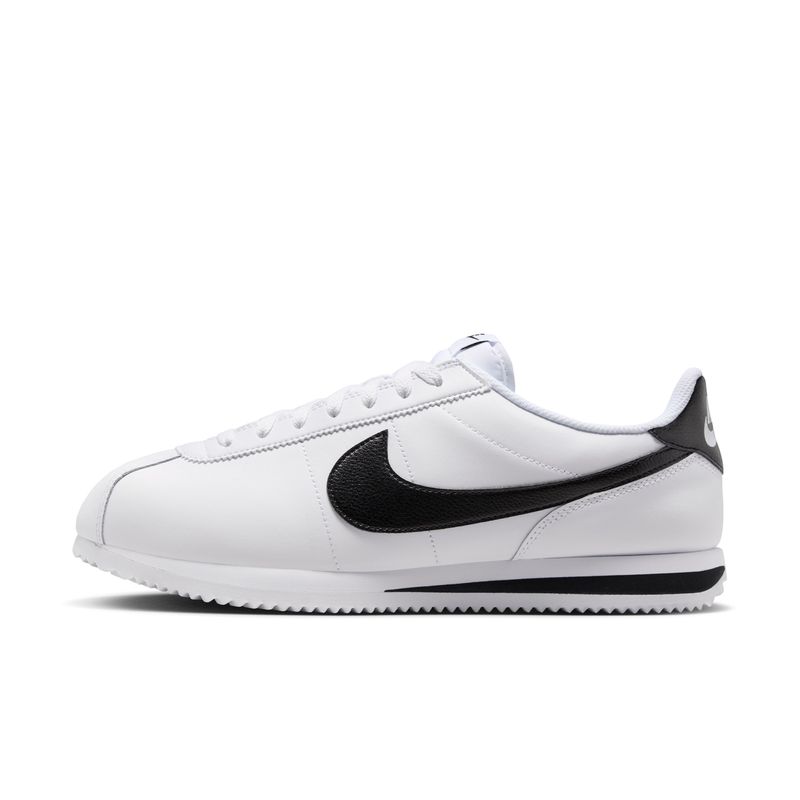 Tenis-nike-para-hombre-Nike-Cortez-Ltr-para-moda-color-blanco.-Lateral-Externa-Izquierda