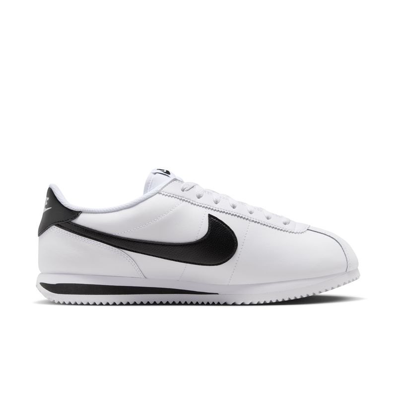 Tenis-nike-para-hombre-Nike-Cortez-Ltr-para-moda-color-blanco.-Lateral-Interna-Izquierda