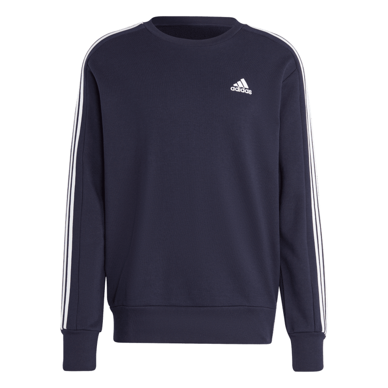 Chaqueta-adidas-para-hombre-M-3S-Ft-Swt-para-entrenamiento-color-azul.-Lateral-Sobre-Modelo