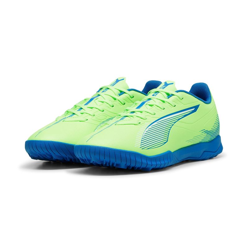 Guayos-puma-para-hombre-Ultra-5-Play-Tt-para-futbol-color-amarillo.-Par-Alineados