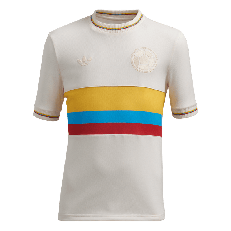 Camiseta-Manga-Corta-adidas-para-niño-Fcf-Anniv-Jsy-Y-para-futbol-color-blanco.-Frente-Sin-Modelo