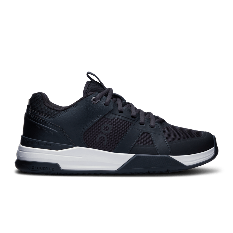 Tenis-on-para-mujer-The-Roger-Clubhouse-Pro-para-tenis-color-negro.-Lateral-Externa-Derecha
