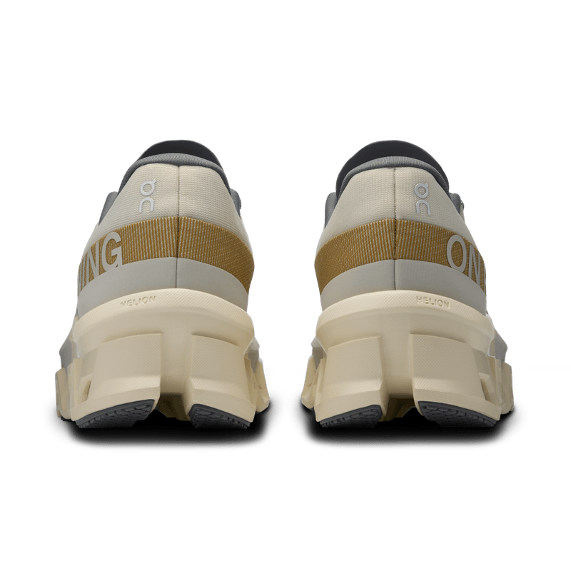 Tenis-on-para-hombre-Cloudmonster-2-para-correr-color-beige.-Talon