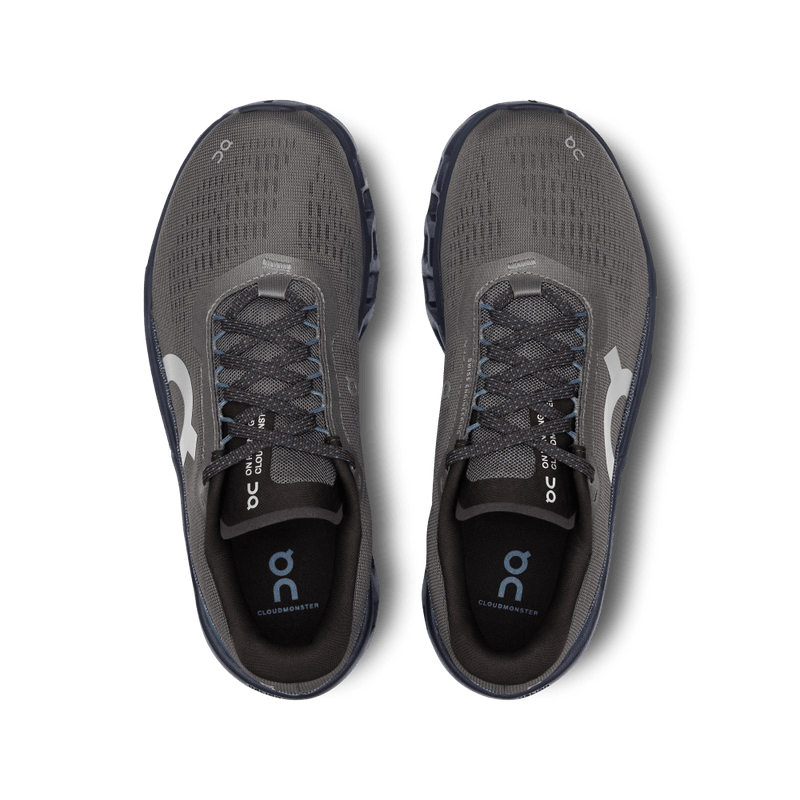 Tenis-on-para-mujer-Cloudmonster-2-para-correr-color-negro.-Capellada