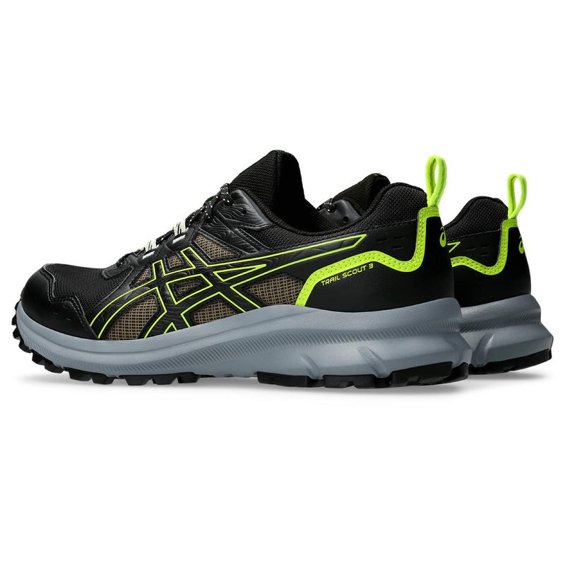 Tenis-asics-para-hombre-Trail-Scout-3-para-outdoor-color-negro.-Detalle-1