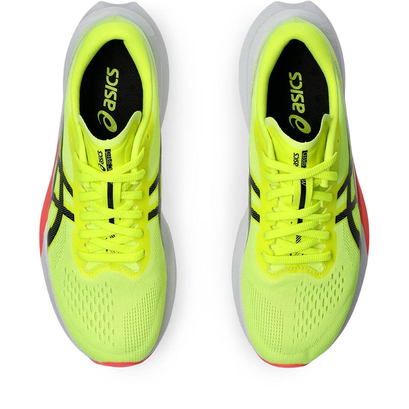Tenis-asics-para-mujer-Magic-Speed-4-para-correr-color-amarillo.-Capellada