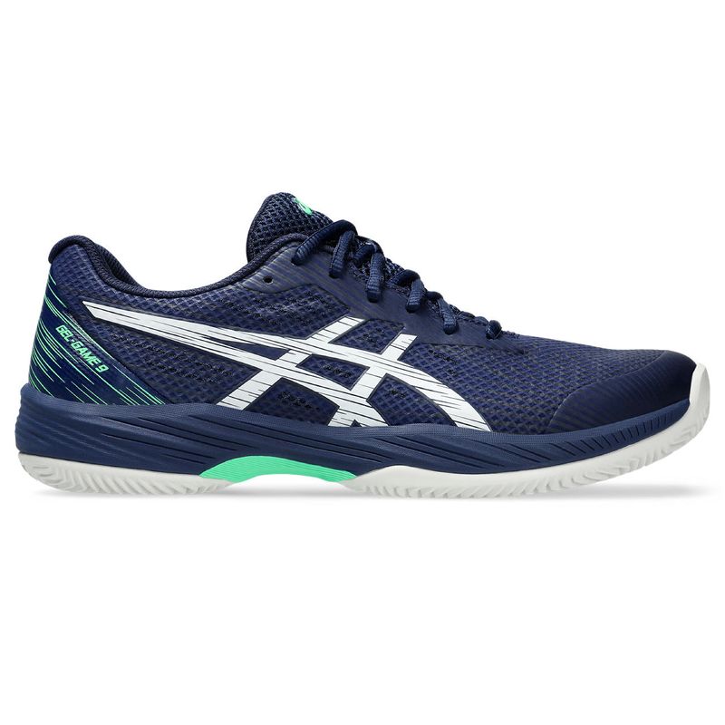 Tenis-asics-para-hombre-Gel-Game-9-Clay-para-tenis-color-azul.-Lateral-Externa-Derecha