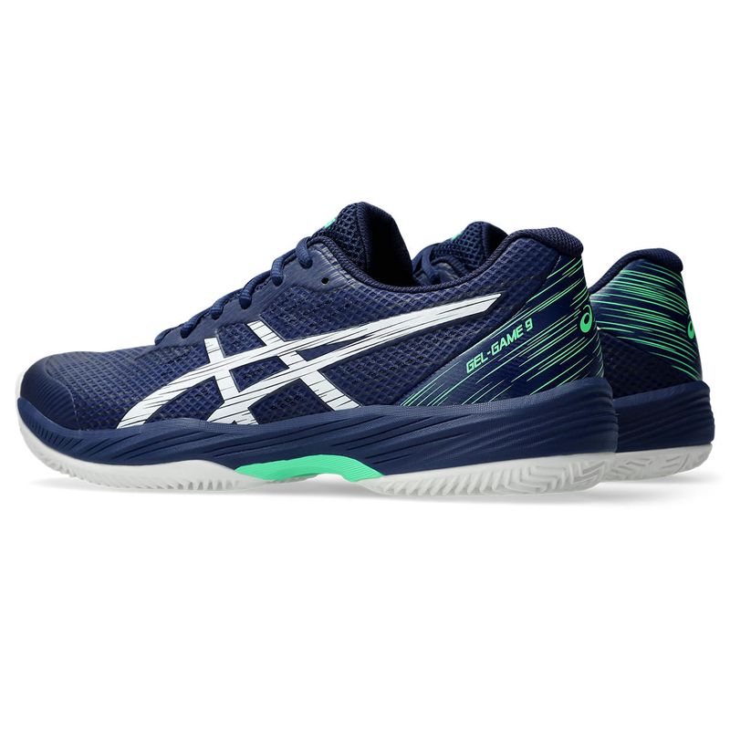 Tenis-asics-para-hombre-Gel-Game-9-Clay-para-tenis-color-azul.-Detalle-1