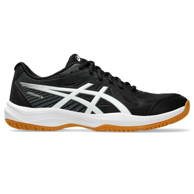 Tenis-asics-para-hombre-Upcourt-6-para-indoor-color-negro.-Lateral-Externa-Derecha