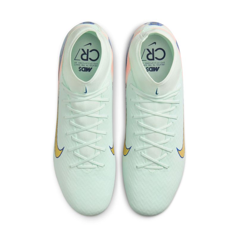 Guayos-nike-para-hombre-Zm-Superfly-10-Acad-Mds-Fg-Mg-para-futbol-color-verde.-Capellada
