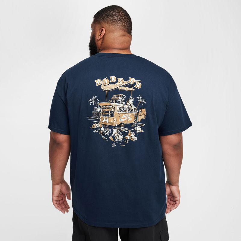 Camiseta-Manga-Corta-nike-para-hombre-U-Nk-Sb-Tee-Oc-Road-Dogs-para-moda-color-azul.-Detalle-12