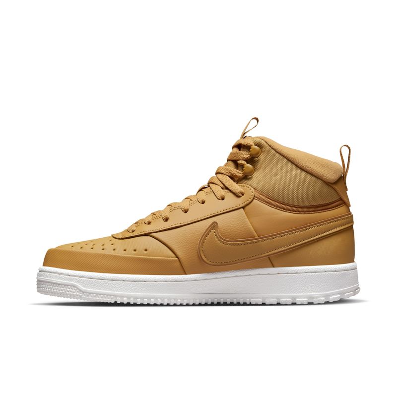 Tenis-nike-para-hombre-Nike-Court-Vision-Mid-Wntr-para-moda-color-amarillo.-Lateral-Interna-Derecha