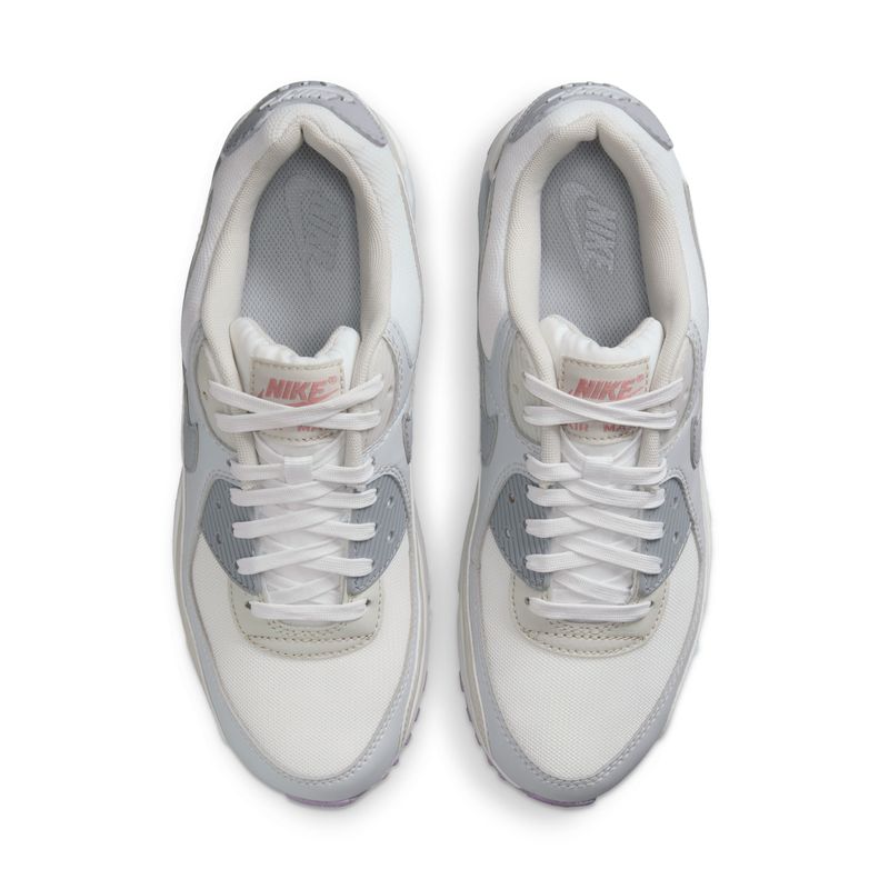 Tenis-nike-para-mujer-Wmns-Air-Max-90-Nn-para-moda-color-blanco.-Capellada