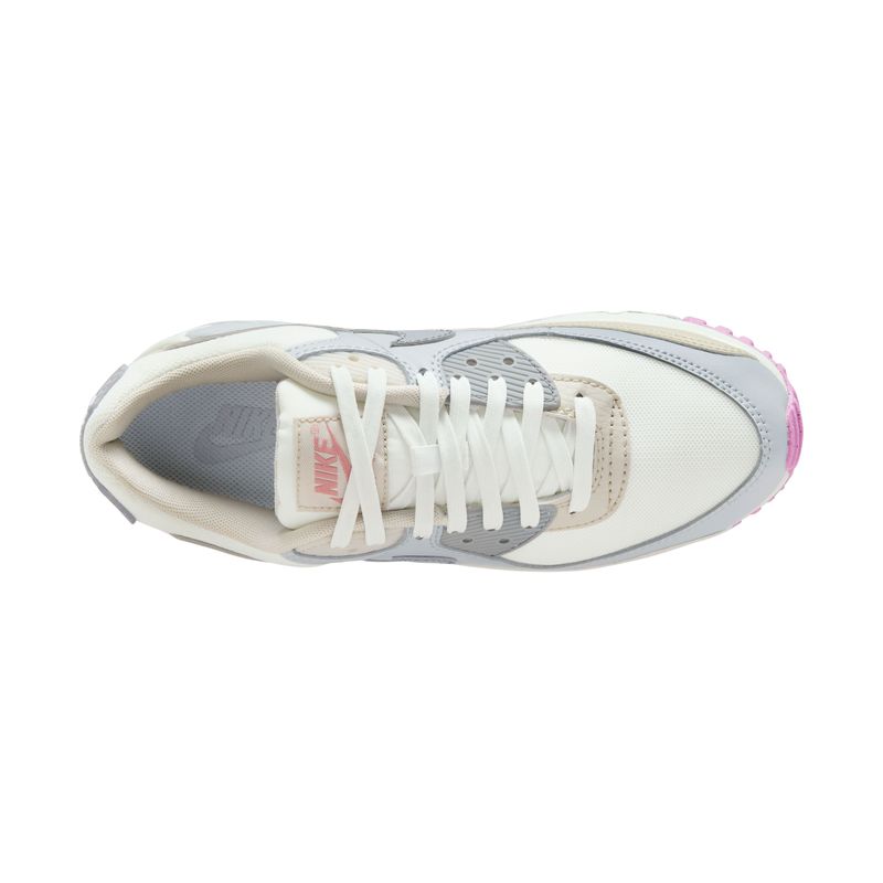 Tenis-nike-para-mujer-Wmns-Air-Max-90-Nn-para-moda-color-blanco.-Vista-Capelladas