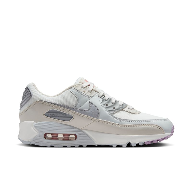 Tenis-nike-para-mujer-Wmns-Air-Max-90-Nn-para-moda-color-blanco.-Lateral-Interna-Izquierda