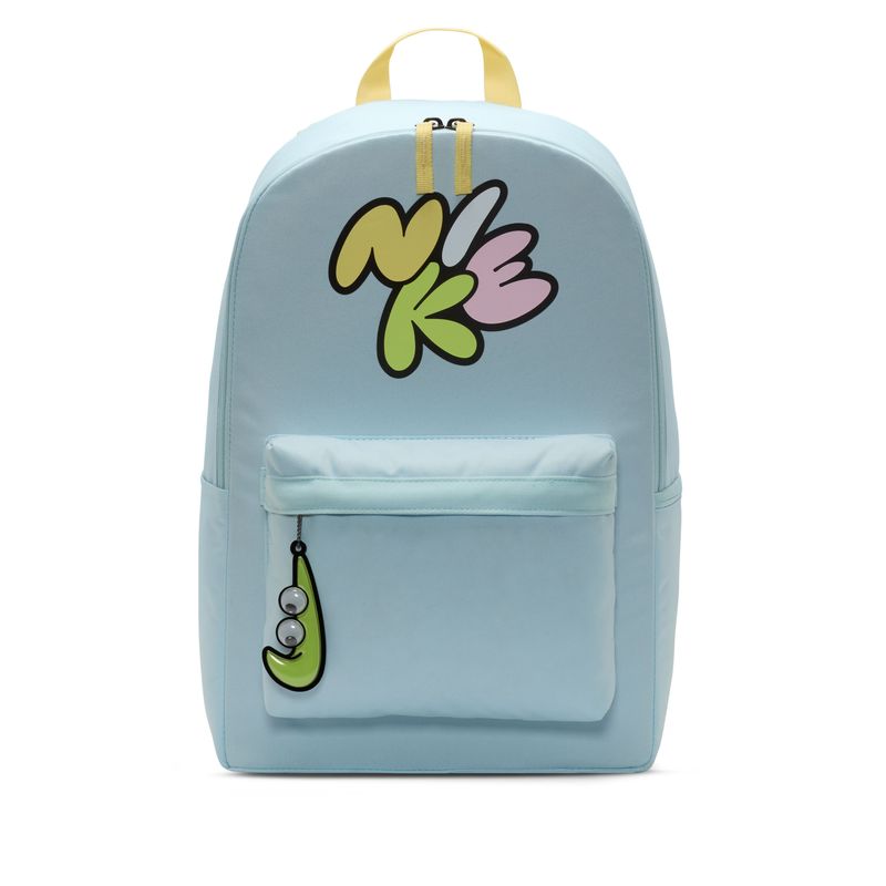 Morral-nike-para-niño-Y-Nk-Heritage-Bkpk---Swooshy-para-moda-color-azul.-Frente-Sin-Modelo