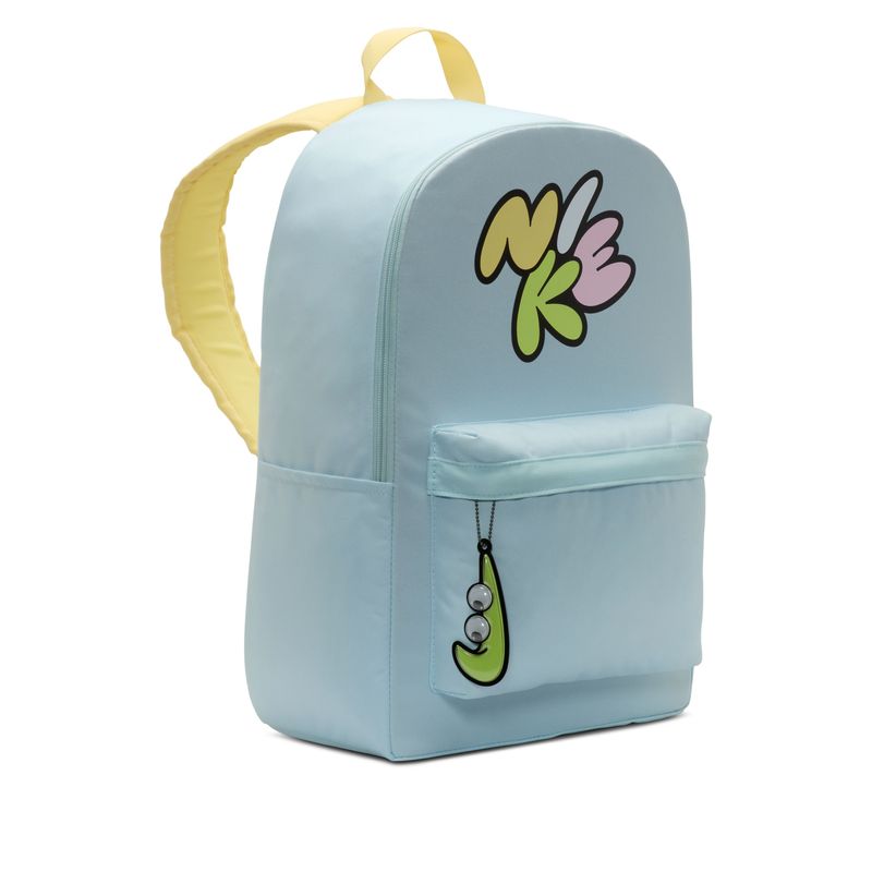 Morral-nike-para-niño-Y-Nk-Heritage-Bkpk---Swooshy-para-moda-color-azul.-Zoom-Frontal