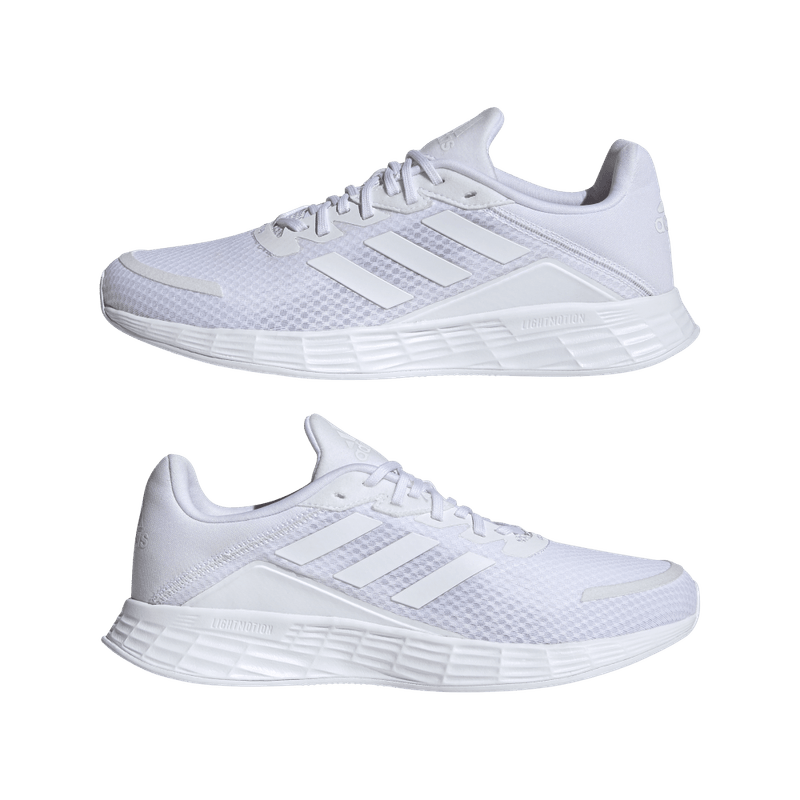 Tenis-adidas-para-hombre-Duramo-Sl-para-correr-color-blanco.-Par-Alineados