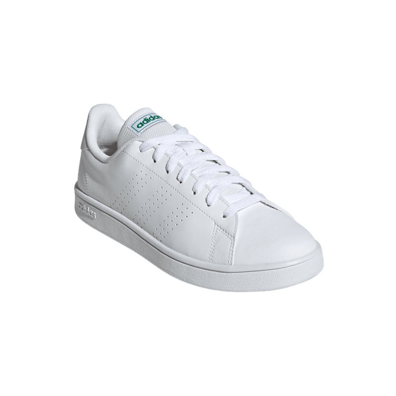 Tenis-adidas-para-hombre-Advantage-Base-para-moda-color-blanco.-Suela