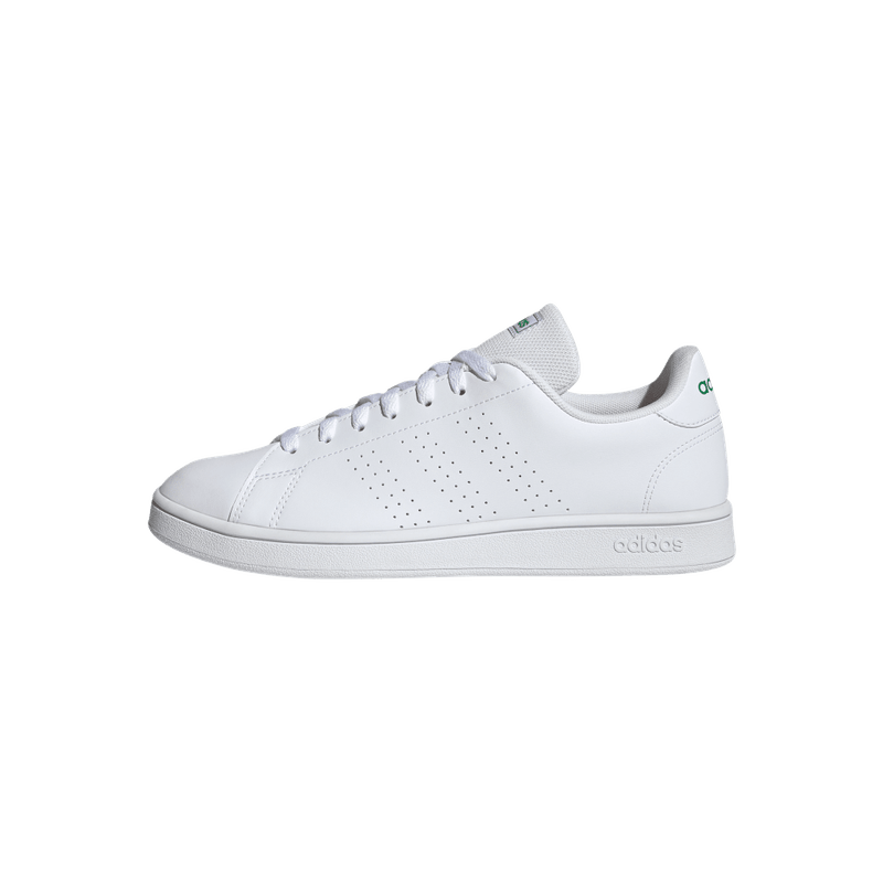Tenis-adidas-para-hombre-Advantage-Base-para-moda-color-blanco.-Detalle-3
