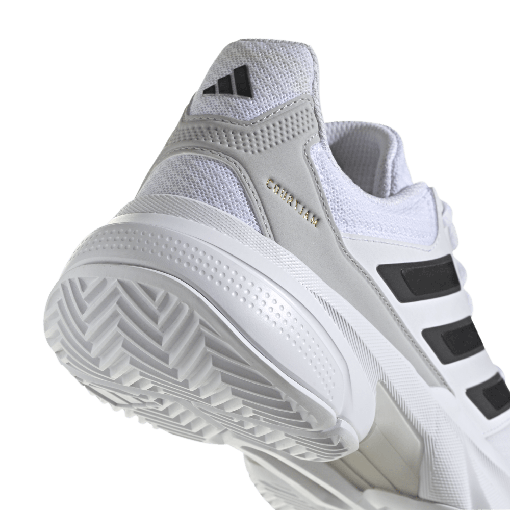 Tenis-adidas-para-hombre-Courtjam-Control-3-para-tenis-color-blanco.-Par-Laterales