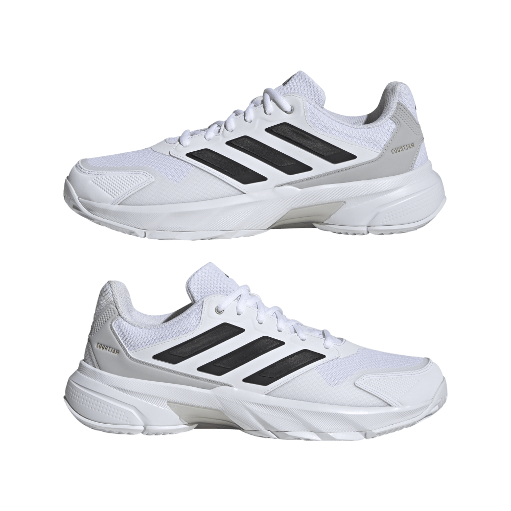Tenis-adidas-para-hombre-Courtjam-Control-3-para-tenis-color-blanco.-Par-Alineados