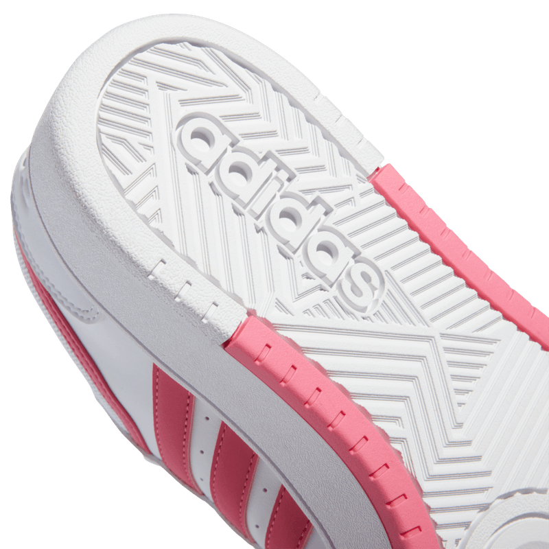 Tenis-adidas-para-mujer-Hoops-3.0-Bold-W-para-baloncesto-color-blanco.-Lateral-Y-Suela